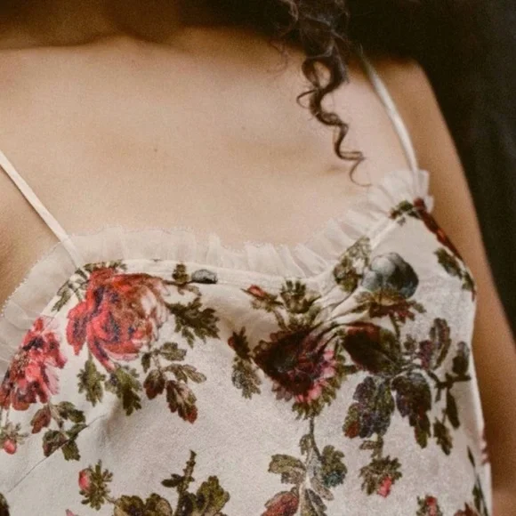 DOEN Calsi Dress Primrose Garden Floral Print Size Large - Picture 2 of 9